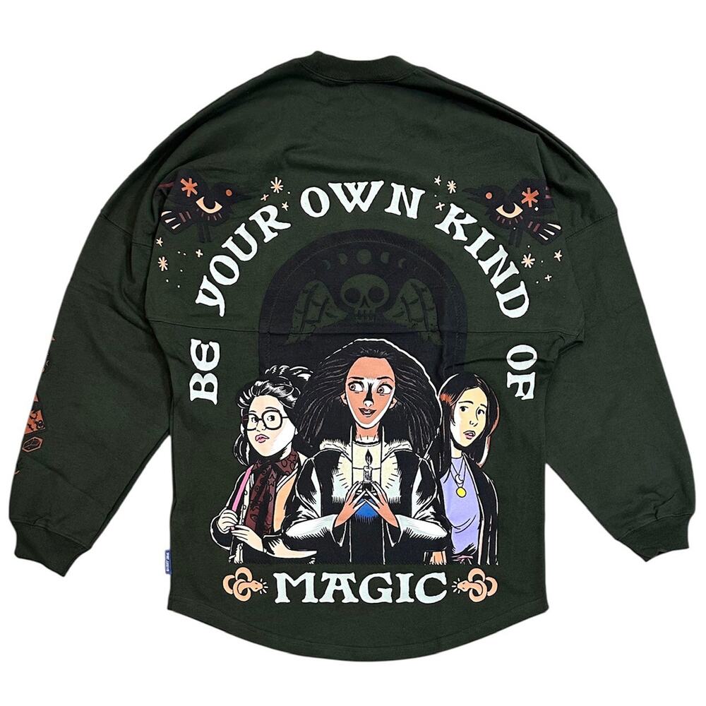Disney Spirit Jersey Hocus Pocus The Sanderson Sisters Oversized Pullover Shirt - Picture 2 of 6